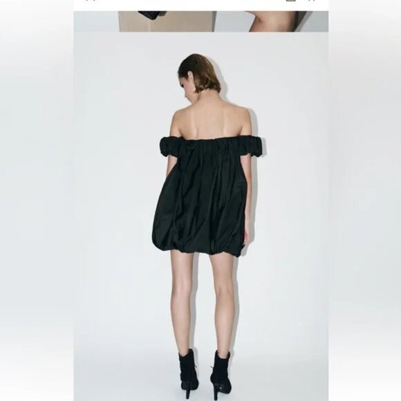 ZARA VOLUMINOUS TAFFETA DRESS ZW COLLECTION - Picture 9 of 11